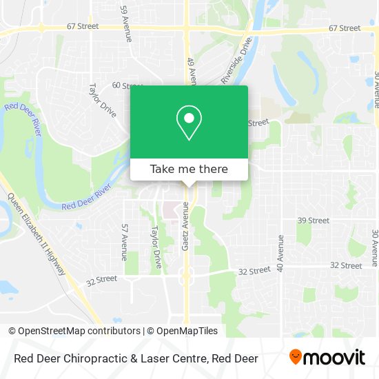 Red Deer Chiropractic & Laser Centre map