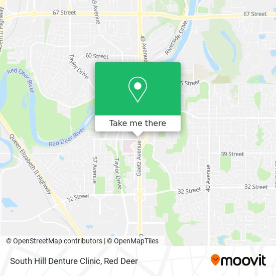 South Hill Denture Clinic map