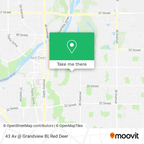 43 Av @ Grandview Bl plan