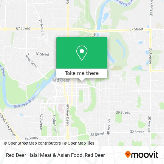 Directions To Red Deer How To Get To Red Deer Halal Meat & Asian Food By Bus?