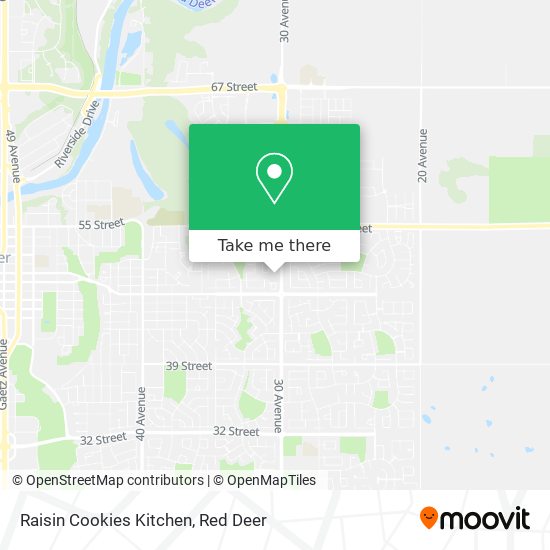 Raisin Cookies Kitchen map