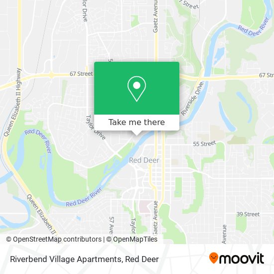 Riverbend Village Apartments map