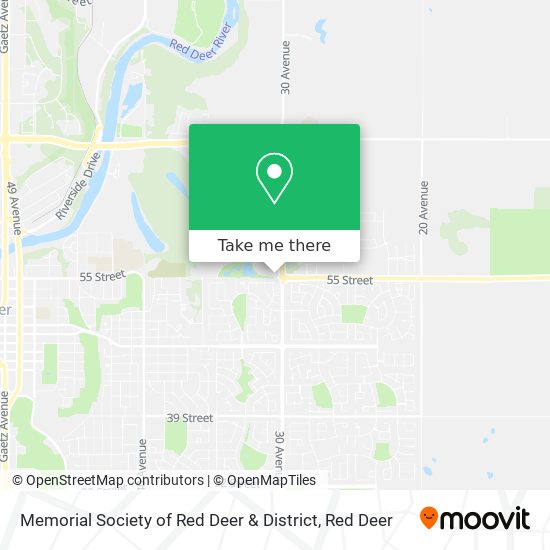 Memorial Society of Red Deer & District plan