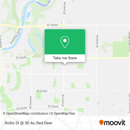 Rollis St @ 30 Av map