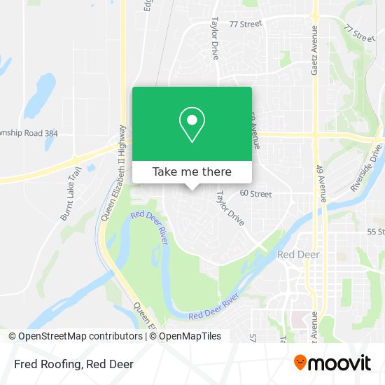 Fred Roofing map