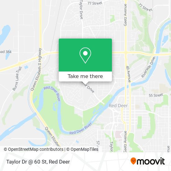 Taylor Dr @ 60 St map