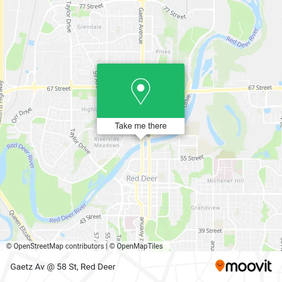 Gaetz Av @ 58 St map