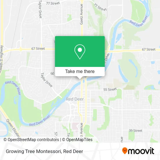 Growing Tree Montessori map