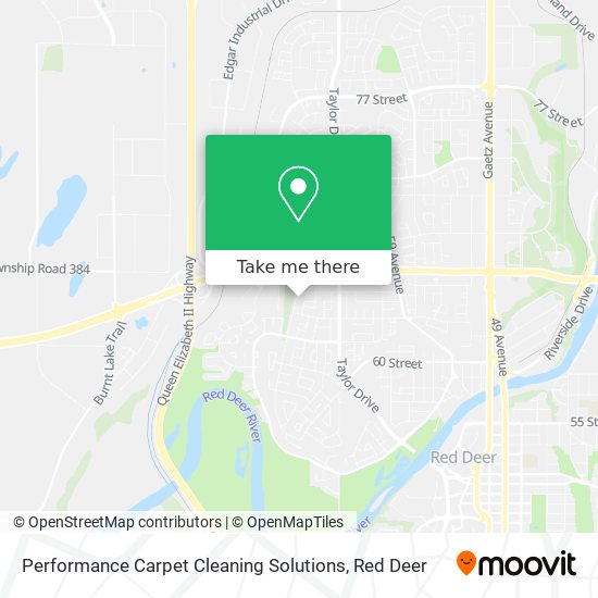 Performance Carpet Cleaning Solutions map