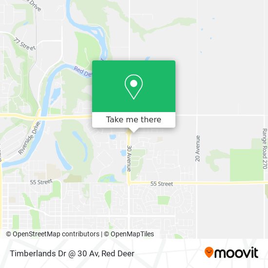 Timberlands Dr @ 30 Av map