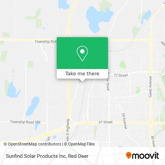 Sunfind Solar Products Inc map