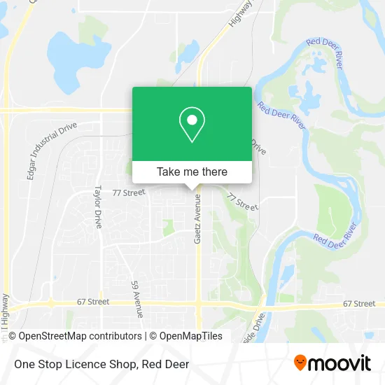 One Stop Licence Shop map