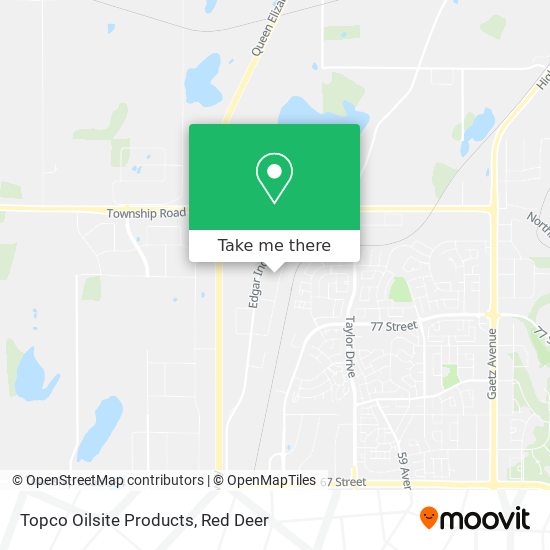 Topco Oilsite Products map