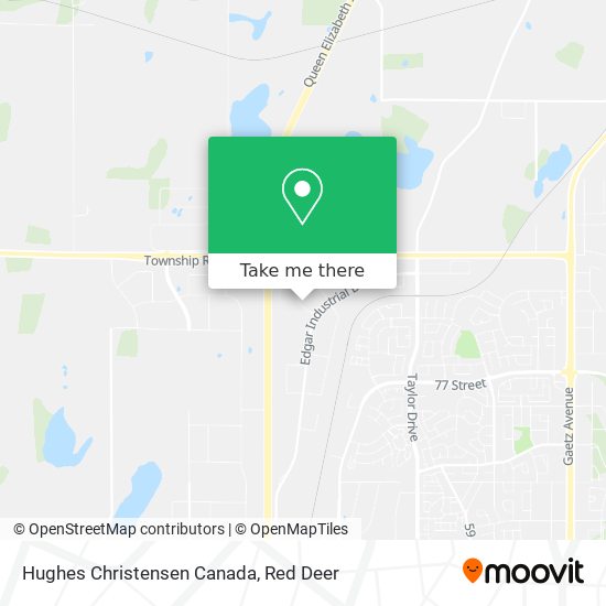 Hughes Christensen Canada map