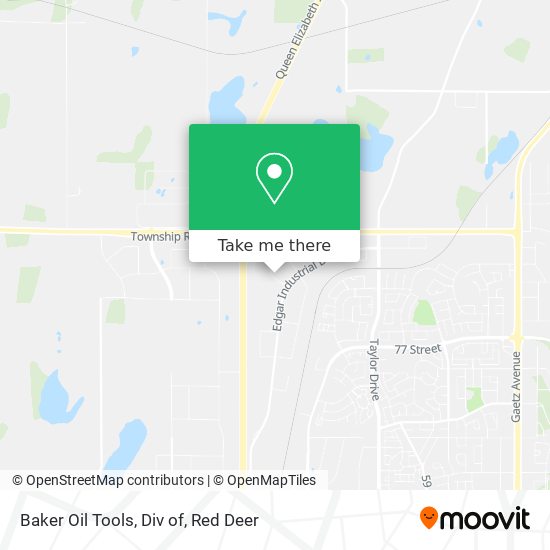 Baker Oil Tools, Div of map