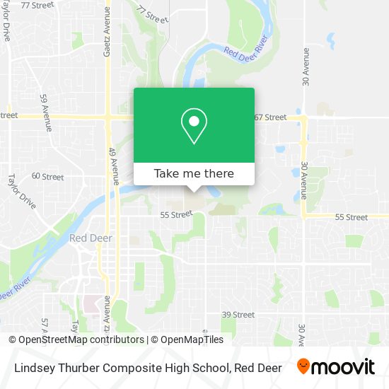 Lindsey Thurber Composite High School map