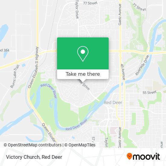 Victory Church map