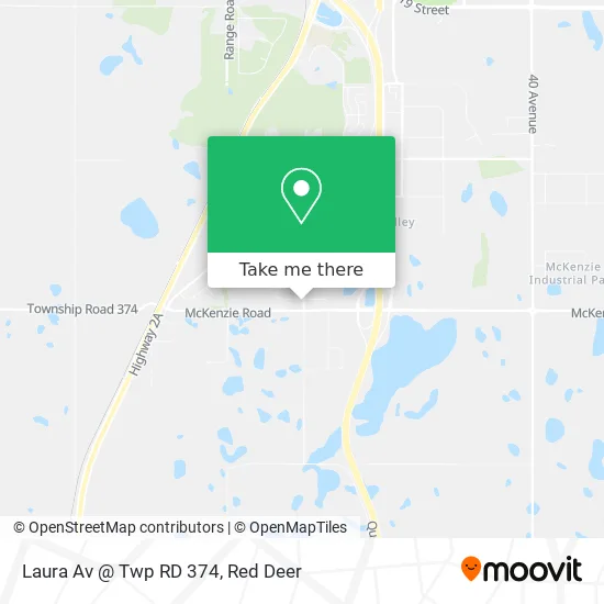 Laura Av @ Twp RD 374 map
