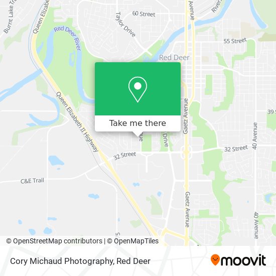 Cory Michaud Photography map