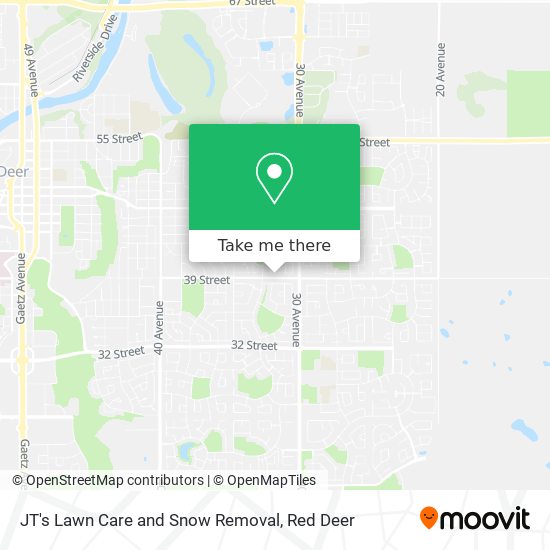 JT's Lawn Care and Snow Removal map