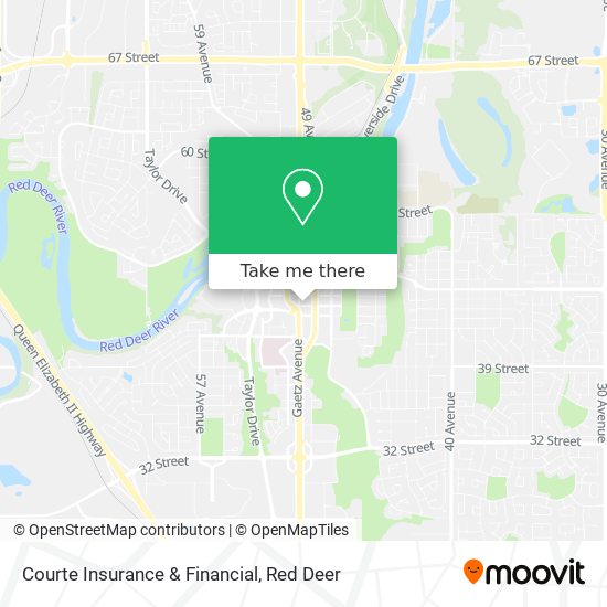 Courte Insurance & Financial map