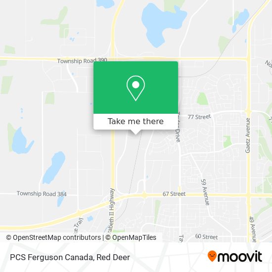PCS Ferguson Canada map