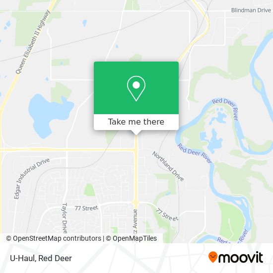 U-Haul map