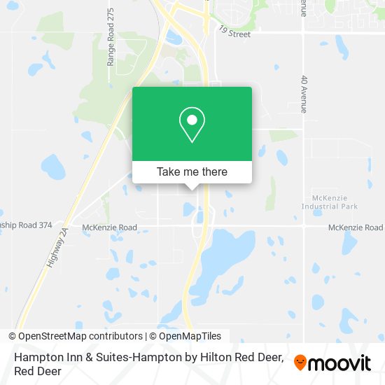 Hampton Inn & Suites-Hampton by Hilton Red Deer map