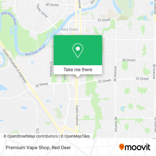 Premium Vape Shop map