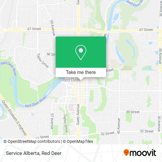 Service Alberta map