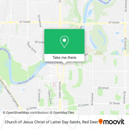 Church of Jesus Christ of Latter Day Saints map