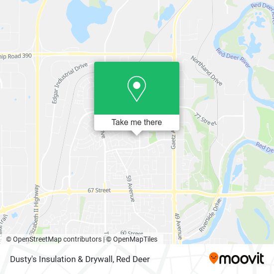 Dusty's Insulation & Drywall map