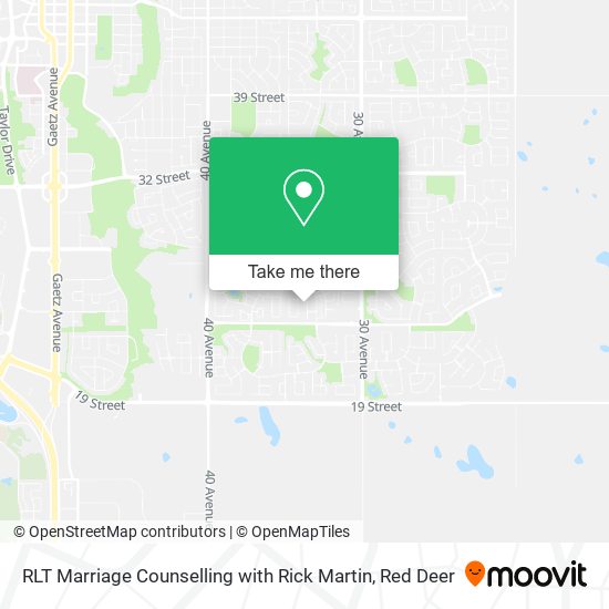 RLT Marriage Counselling with Rick Martin map