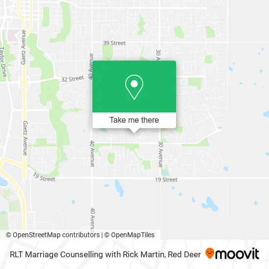 RLT Marriage Counselling with Rick Martin map