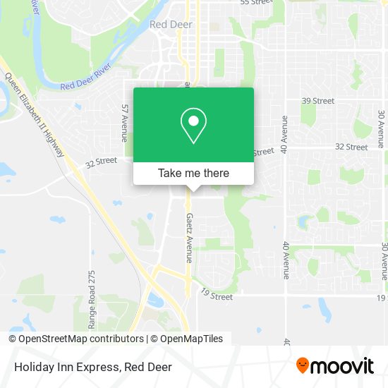 Holiday Inn Express map