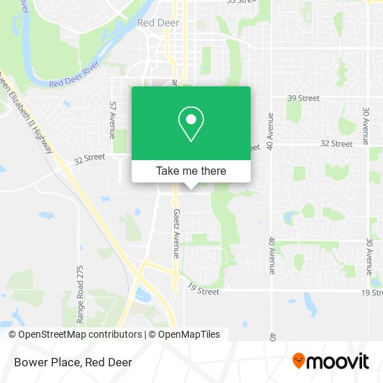 Bower Place map