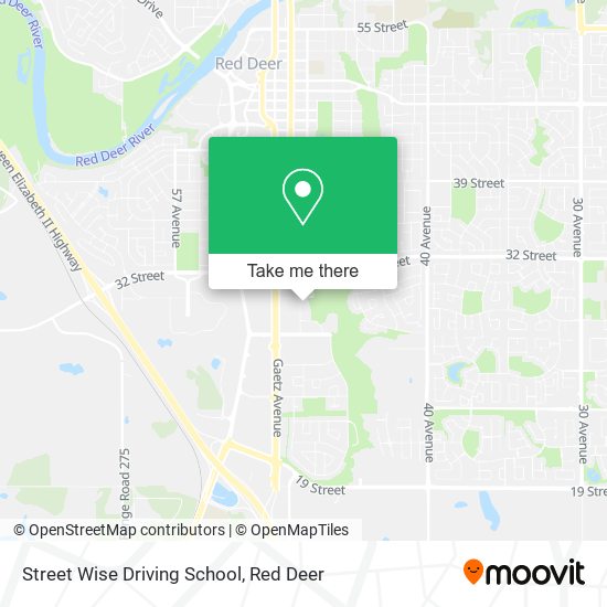 Street Wise Driving School map