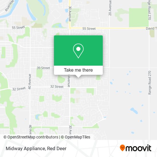 Midway Appliance map