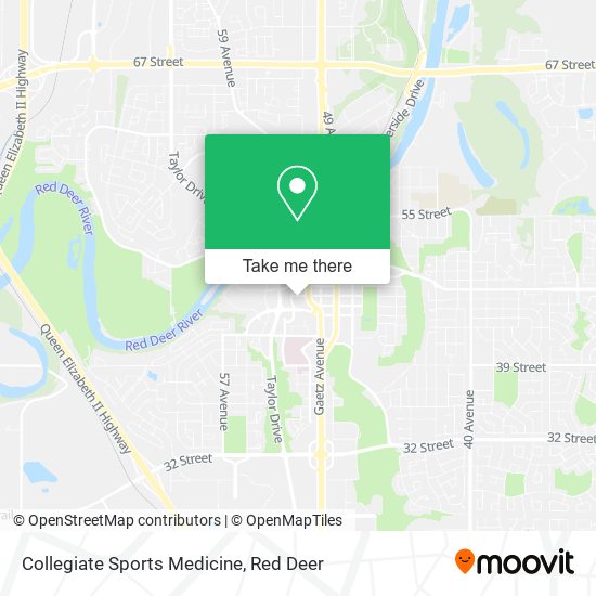 Collegiate Sports Medicine map