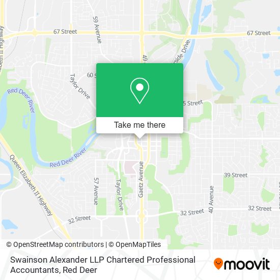 Swainson Alexander LLP Chartered Professional Accountants map
