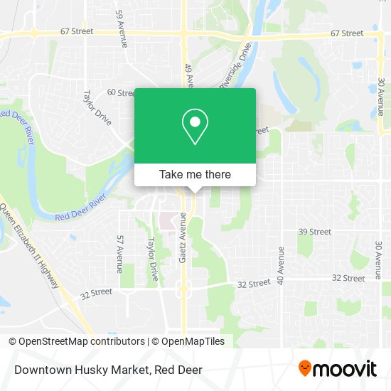 Downtown Husky Market map