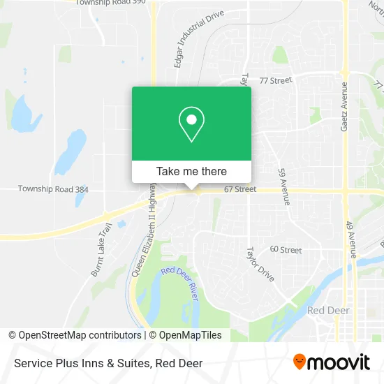 Service Plus Inns & Suites map