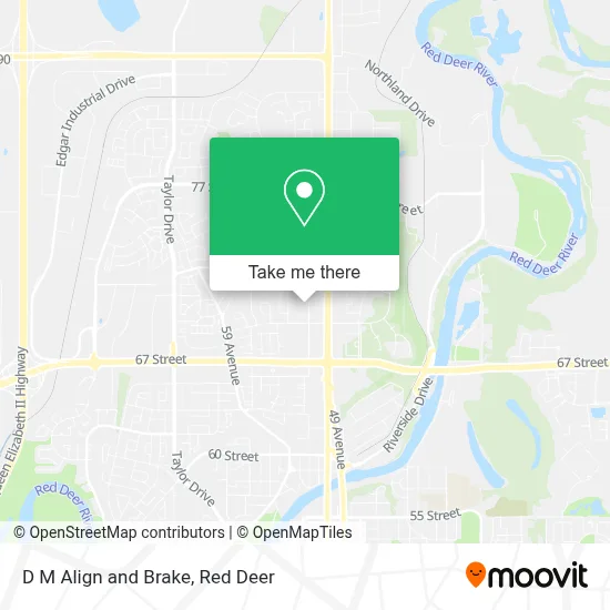 D M Align and Brake map