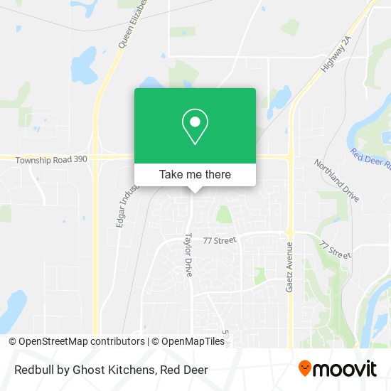 Redbull by Ghost Kitchens map