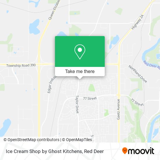 Ice Cream Shop by Ghost Kitchens map