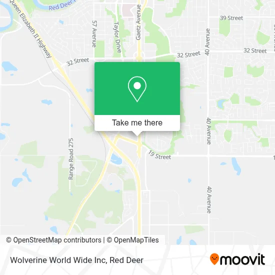 Wolverine World Wide Inc map