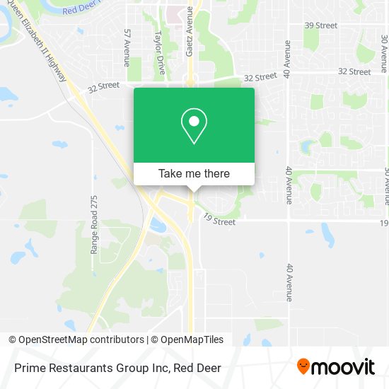 Prime Restaurants Group Inc map