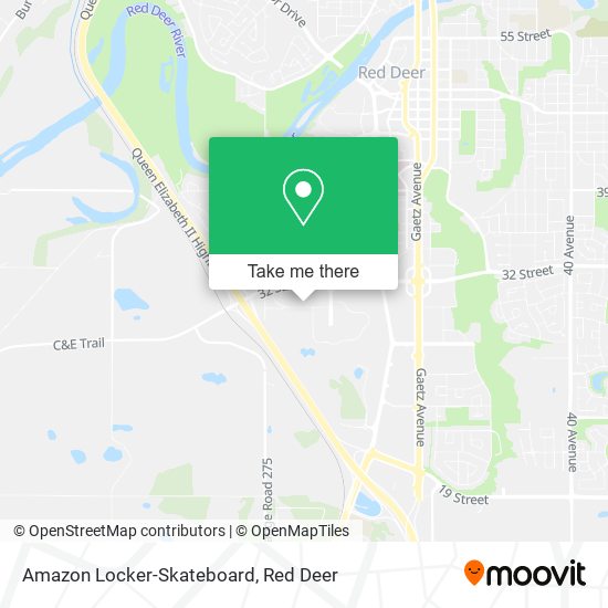 Amazon Locker-Skateboard map