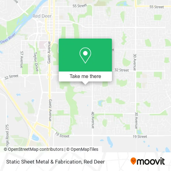 Static Sheet Metal & Fabrication map