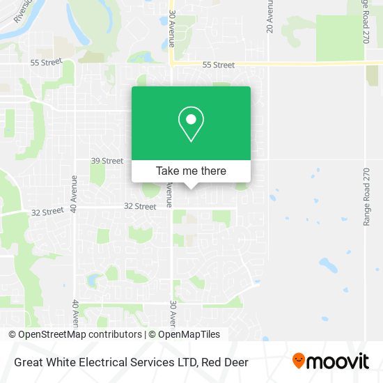 Great White Electrical Services LTD map